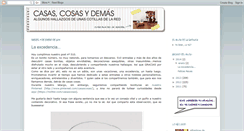 Desktop Screenshot of casascosasydemas.blogspot.com