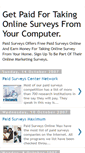 Mobile Screenshot of get-paid-surveys.blogspot.com