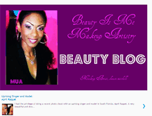 Tablet Screenshot of beautyismemakeup.blogspot.com