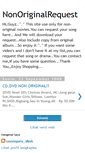 Mobile Screenshot of nonoriginalrequest.blogspot.com