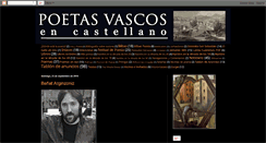 Desktop Screenshot of poetasvascos.blogspot.com