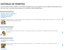 Tablet Screenshot of historiasdeperritos.blogspot.com