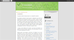 Desktop Screenshot of el--anecdotario.blogspot.com