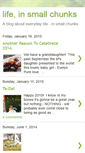 Mobile Screenshot of lifeinsmallchunks.blogspot.com