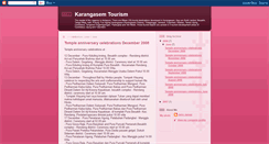 Desktop Screenshot of karangasemtourism.blogspot.com