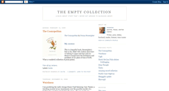 Desktop Screenshot of emptycollection.blogspot.com