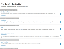 Tablet Screenshot of emptycollection.blogspot.com