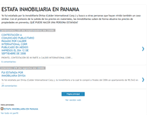 Tablet Screenshot of estafainmobiliariapanama.blogspot.com