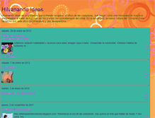 Tablet Screenshot of hilvanandoideass.blogspot.com