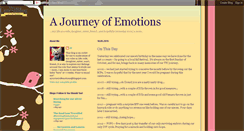 Desktop Screenshot of ajourneyofemotions.blogspot.com