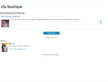 Tablet Screenshot of nssboutique.blogspot.com