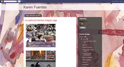 Desktop Screenshot of karenfuentes15.blogspot.com