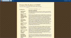 Desktop Screenshot of formerdmplayerofadd.blogspot.com