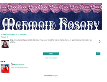 Tablet Screenshot of mermaidrosary.blogspot.com