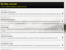 Tablet Screenshot of mybeehivejournal.blogspot.com