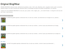 Tablet Screenshot of bingiwear.blogspot.com