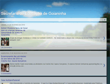 Tablet Screenshot of educacaogoianinha.blogspot.com