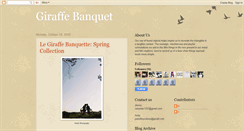 Desktop Screenshot of giraffebanquet.blogspot.com