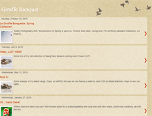 Tablet Screenshot of giraffebanquet.blogspot.com