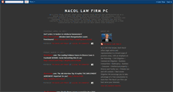 Desktop Screenshot of nacollawfirm.blogspot.com