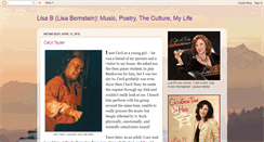 Desktop Screenshot of lisabmusic.blogspot.com