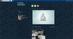 Desktop Screenshot of interestingwordingwallpapers.blogspot.com