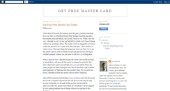 Desktop Screenshot of my-free-mastercard.blogspot.com