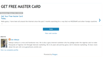 Tablet Screenshot of my-free-mastercard.blogspot.com