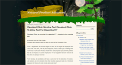 Desktop Screenshot of natura-produ-advance.blogspot.com