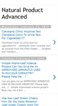 Mobile Screenshot of natura-produ-advance.blogspot.com