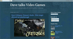 Desktop Screenshot of davegamethoughts.blogspot.com