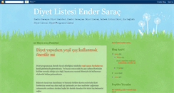 Desktop Screenshot of diyetlistesiendersarac.blogspot.com