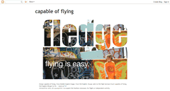 Desktop Screenshot of fledgeflyingiseasy.blogspot.com