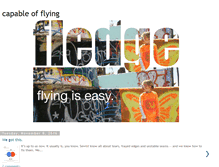 Tablet Screenshot of fledgeflyingiseasy.blogspot.com