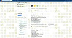 Desktop Screenshot of comunicadorjosemarduarte.blogspot.com