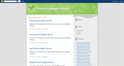 Desktop Screenshot of private-investigator-network.blogspot.com