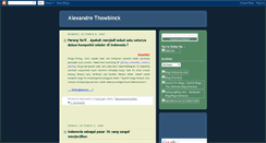 Desktop Screenshot of alexandre-tobing.blogspot.com