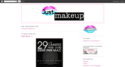 Desktop Screenshot of just-makeup.blogspot.com