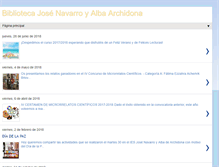 Tablet Screenshot of bibliotecaiesjnaarchidona.blogspot.com