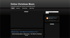 Desktop Screenshot of online-christmas-music.blogspot.com