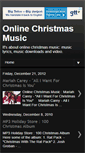 Mobile Screenshot of online-christmas-music.blogspot.com