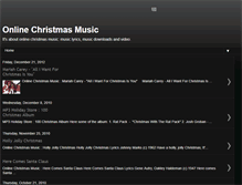 Tablet Screenshot of online-christmas-music.blogspot.com