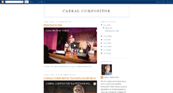 Desktop Screenshot of cabralcompositor.blogspot.com
