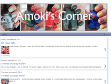 Tablet Screenshot of amokiscorner.blogspot.com