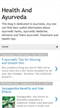 Mobile Screenshot of healththruayurveda.blogspot.com