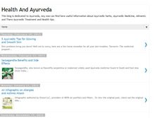 Tablet Screenshot of healththruayurveda.blogspot.com