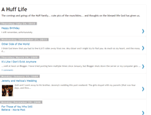 Tablet Screenshot of ahufflife.blogspot.com