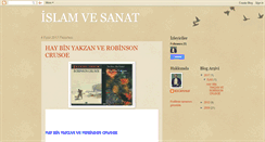 Desktop Screenshot of islamvesanat.blogspot.com