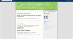 Desktop Screenshot of deepaoraclefusionmiddleware.blogspot.com