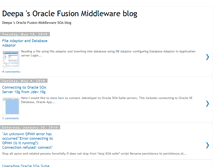 Tablet Screenshot of deepaoraclefusionmiddleware.blogspot.com